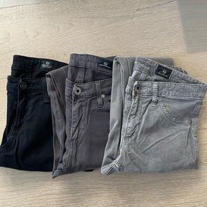 AG jeans 3 pairs for sale together